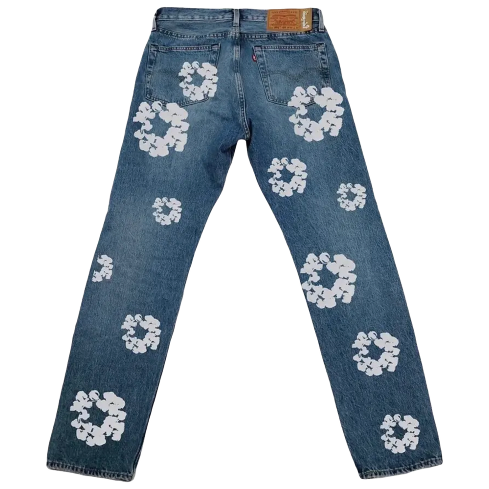 Denim Tears x Levi's Cotton Wreath Jean Light Wash