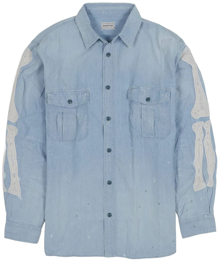 Kapital 'Bones' Chambray Work Shirt