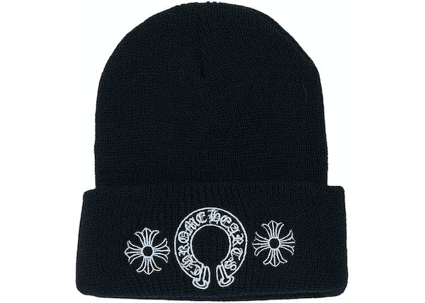 Chrome Hearts 'Horse Shoe Logo' Black Beanie