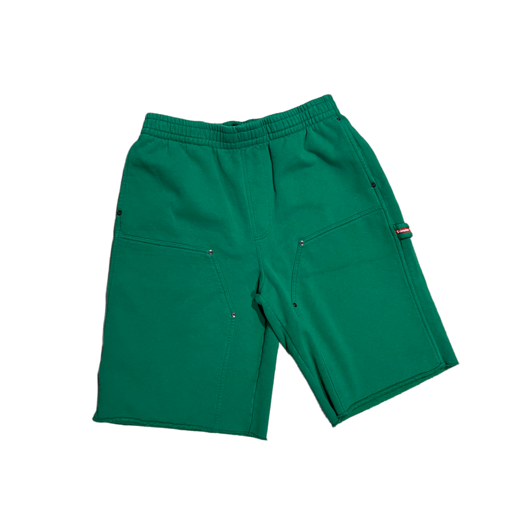 Supreme 'Green' Carpenter Sweat Shorts 