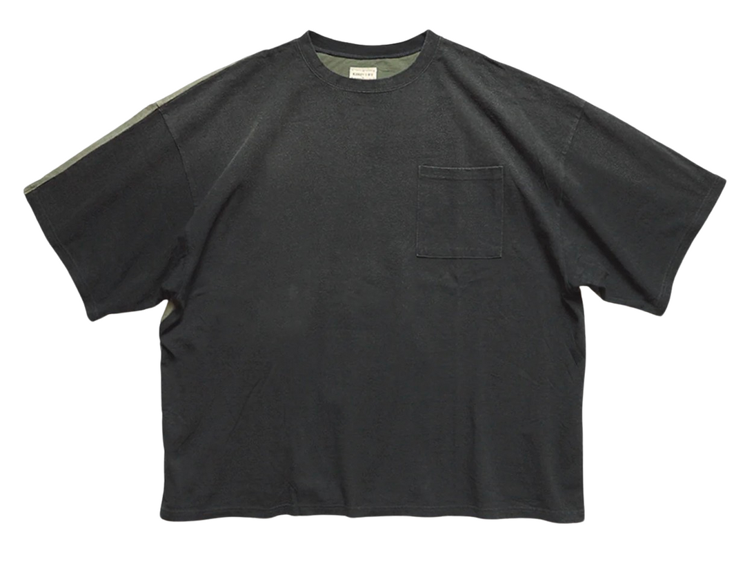 Kapital Jersey Oversized 'Bone' Black/Olive Tee