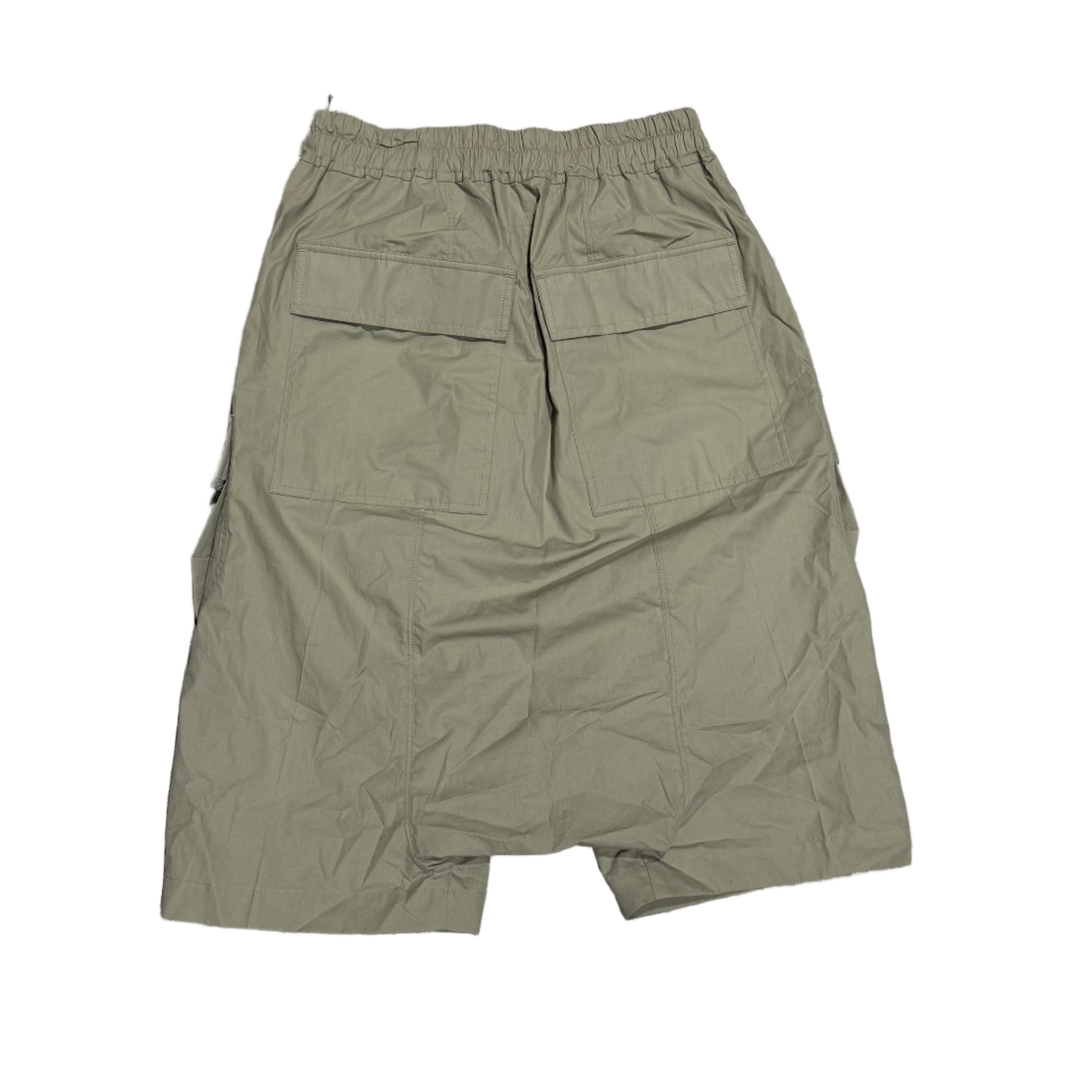 Rick Owens 'Cargo Pods' Green Shorts