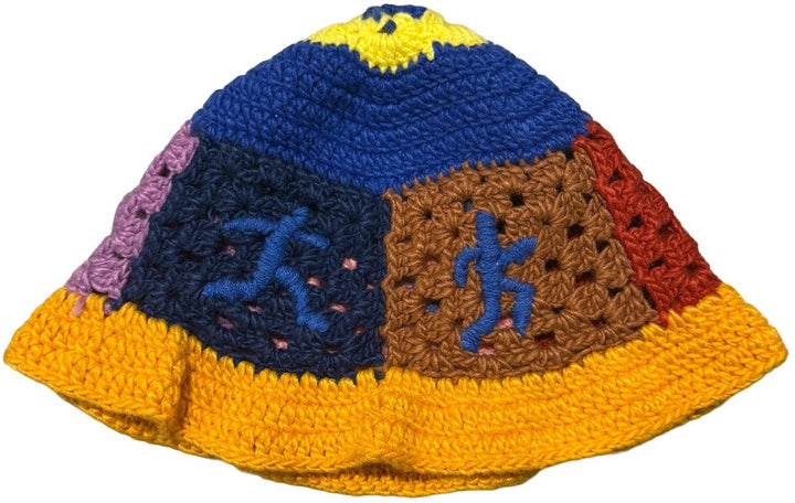 KidSuper 'Multicolor' Running Man Crochet Hat