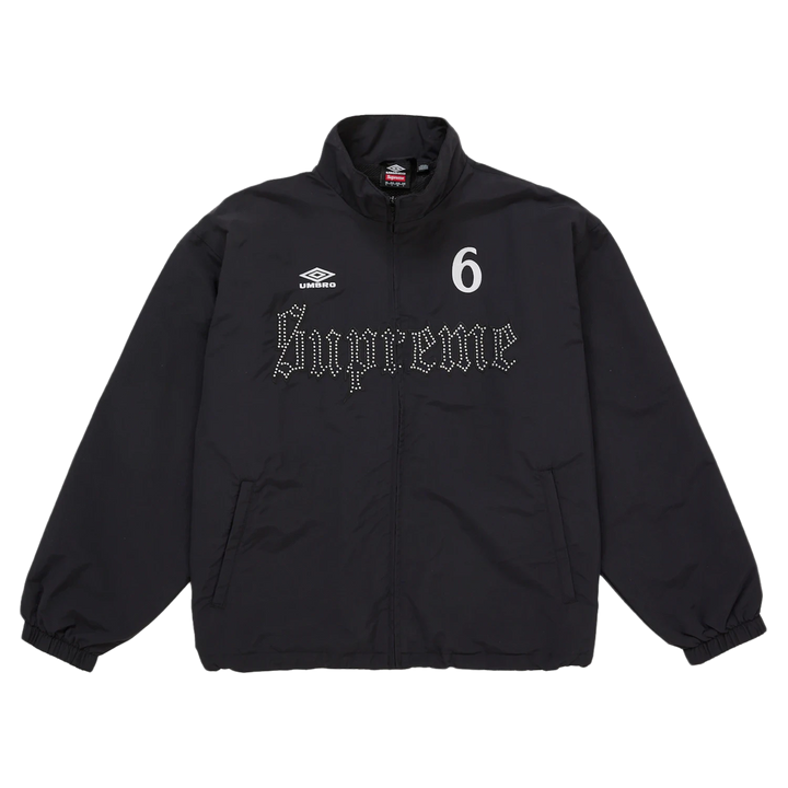 Supreme Umbro Rhinestone Track Jacket Black
