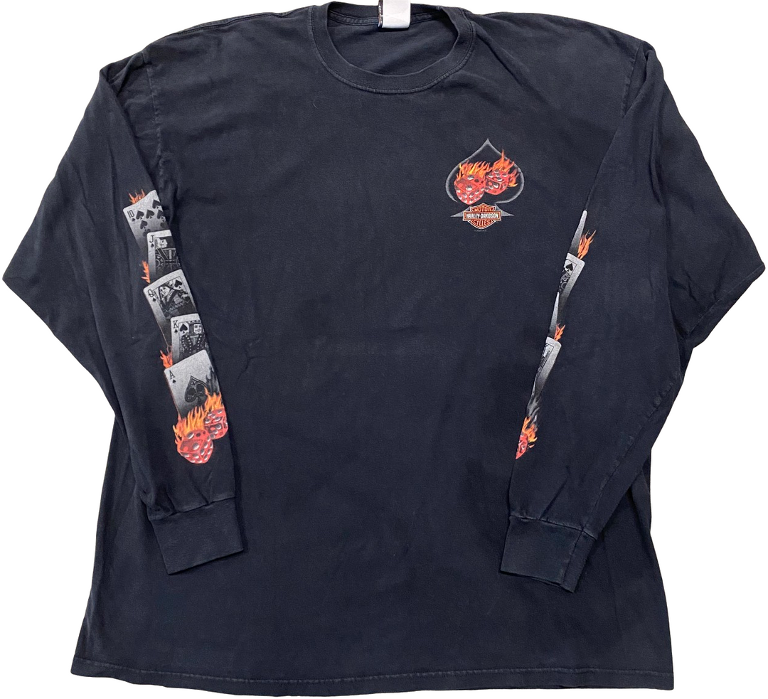Harley Davidson 'Las Vegas, NV' Vintage Dice L/S Tee