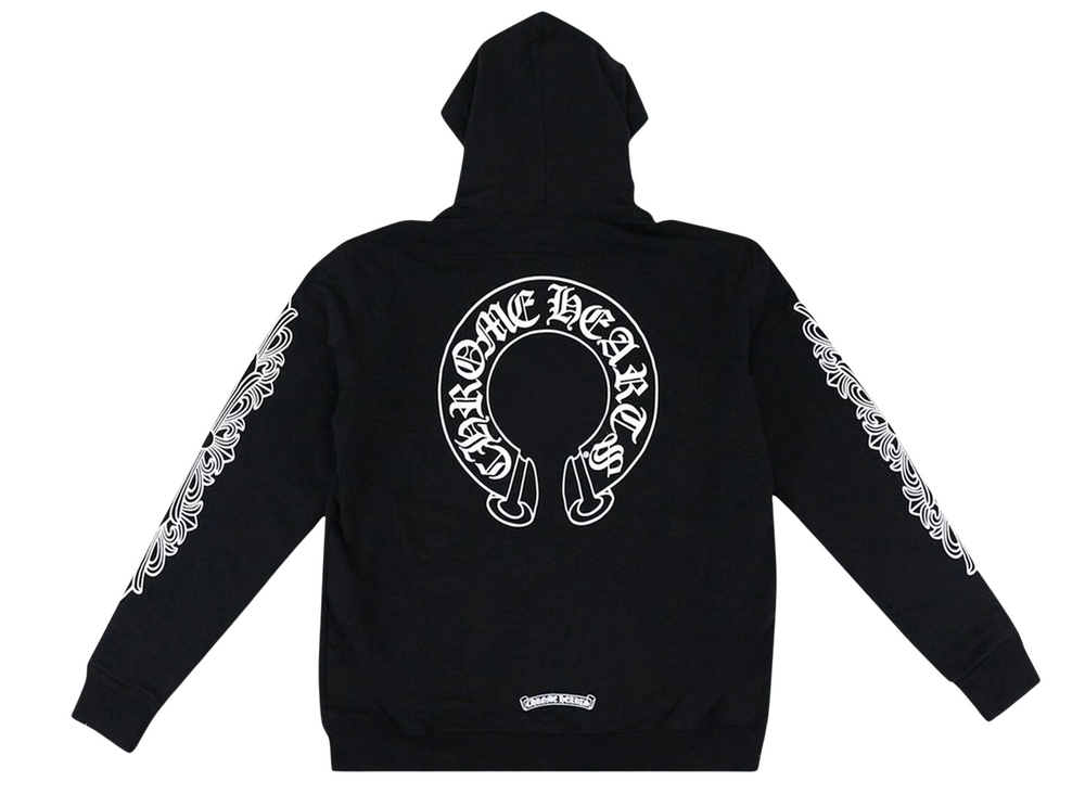 Chrome Hearts 'Horseshoe' Logo Black Zip Up