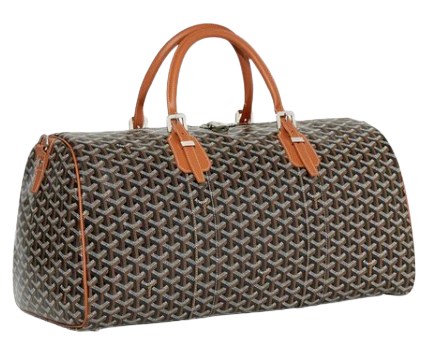 Goyard 'Black & Tan' 50 Boston Duffle Bag