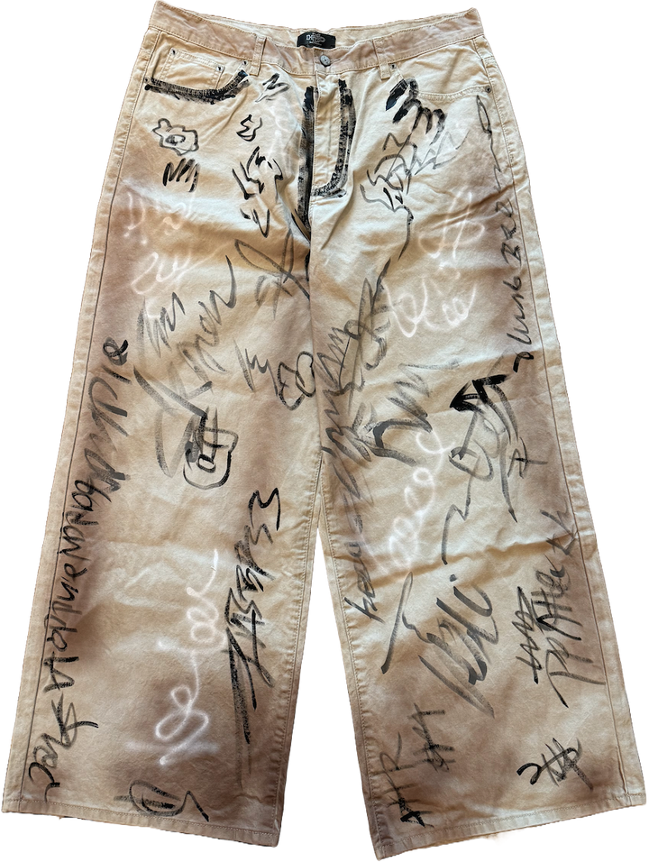 Happy Memories Don't Die HMDD 'Tan' Banky Pants