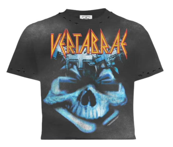 Vertabrae 'Cranium' Black Tee