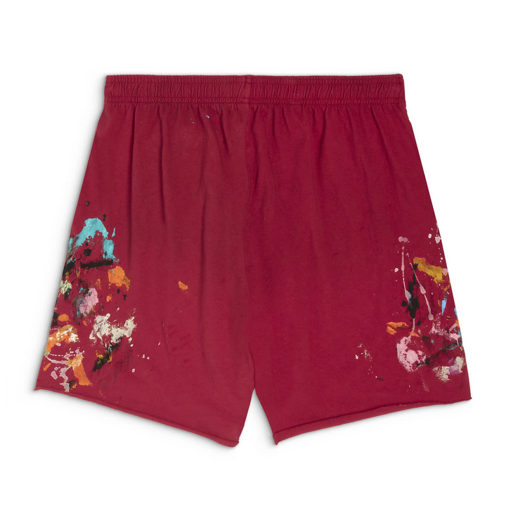 Gallery Dept 'Insomnia' Red Painted Shorts