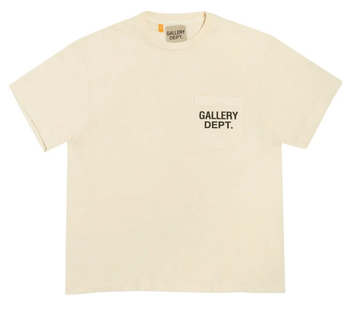 Gallery Dept. Logo Pocket Cream Tee