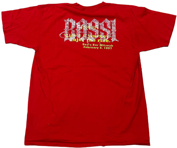 Bossi 'Ferrari Ben's Bar 1997' Rhinestone Vintage Tee