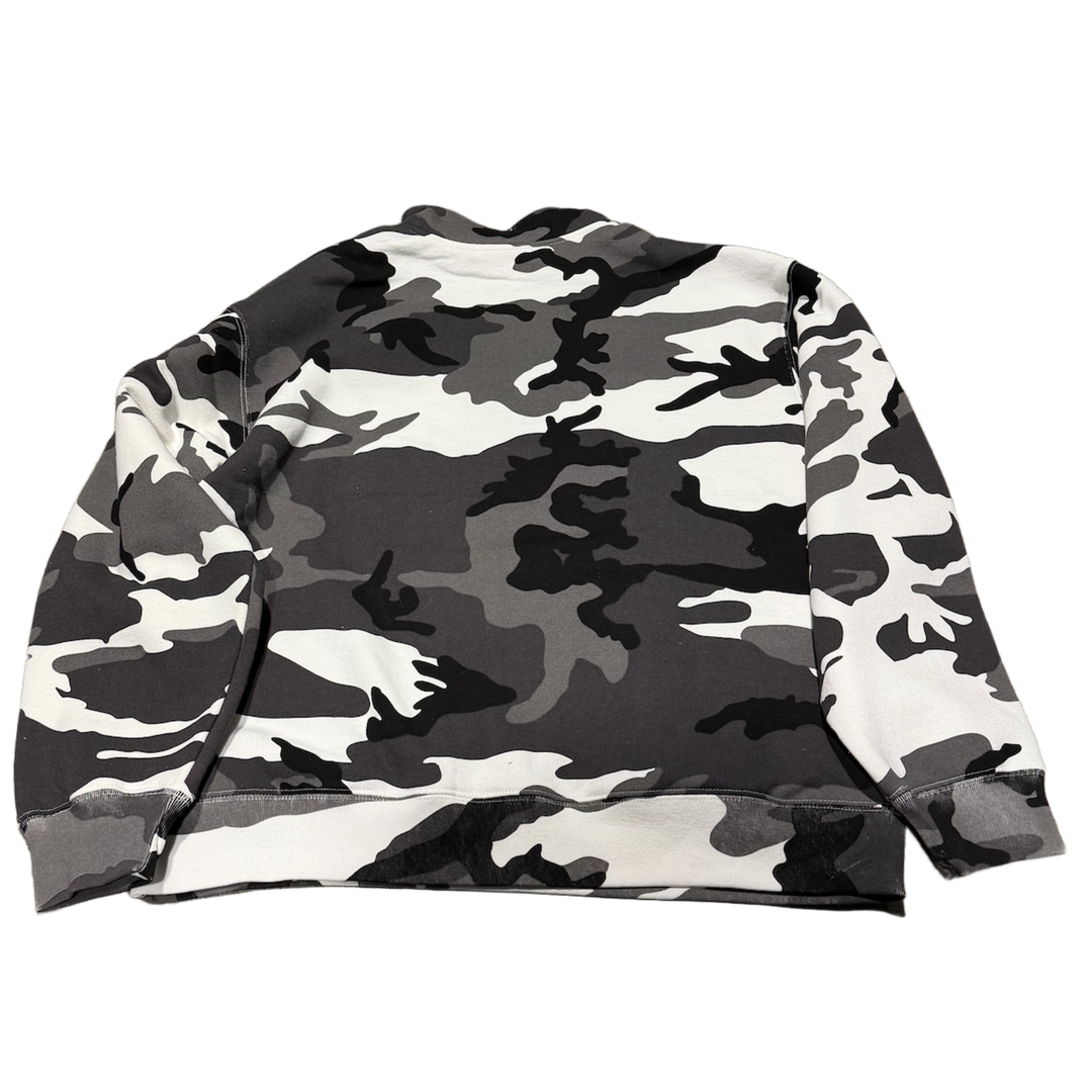 Supreme Seoul Shop Flag Half Zip Pullover Snow Camo