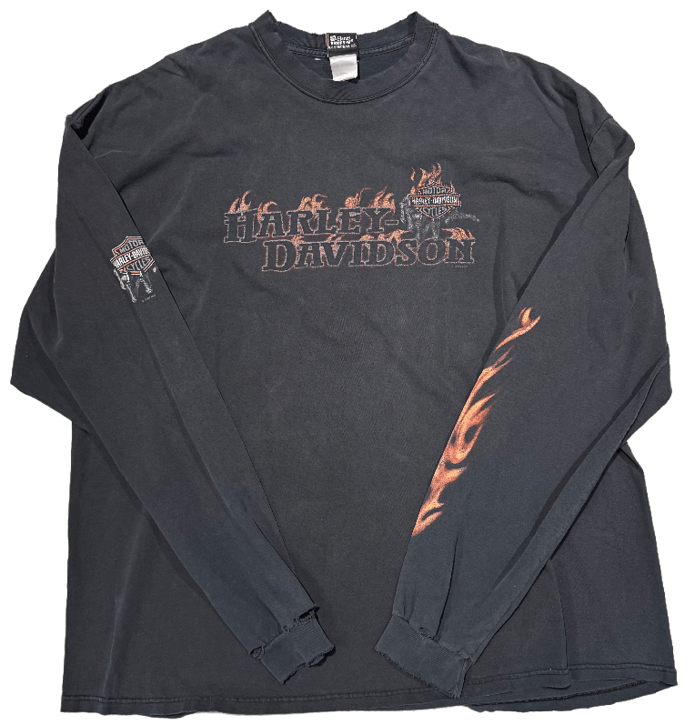 Harley Davidson 'Timpanogos' Lindon UT Black Vintage Longsleeve