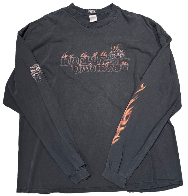 Harley Davidson 'Timpanogos' Lindon UT Black Vintage Longsleeve