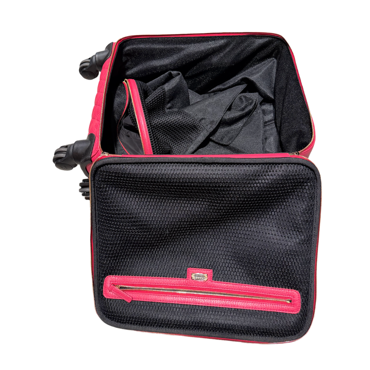 Chanel Hot Pink 'Le Boy' Rolling Suitcase