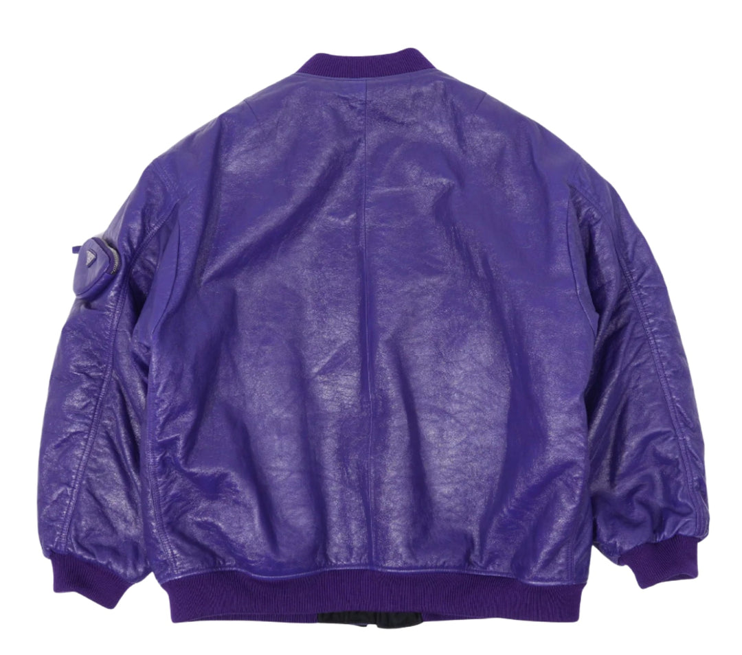 Prada Oversized Pouch-Detail Bomber Jacket