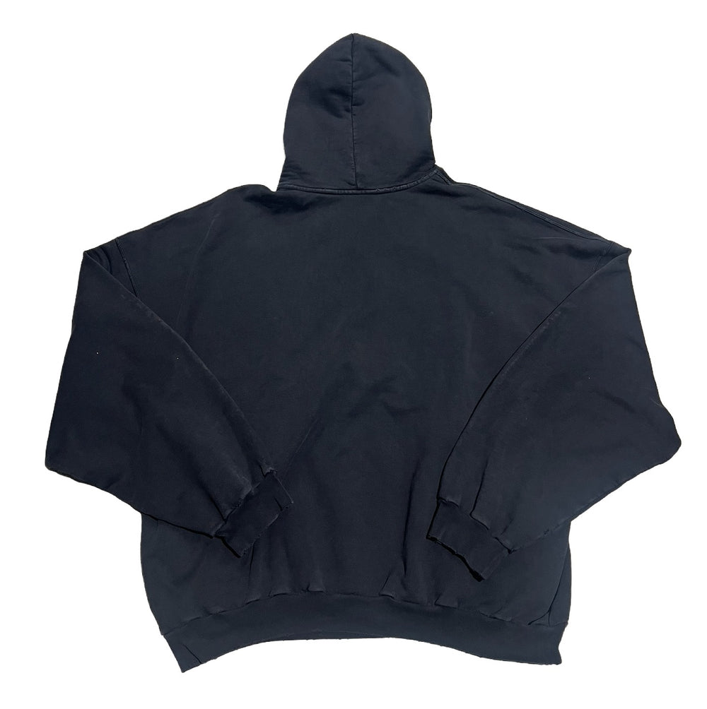 Balenciaga 'Distressed Logo' Oversized Hoodie