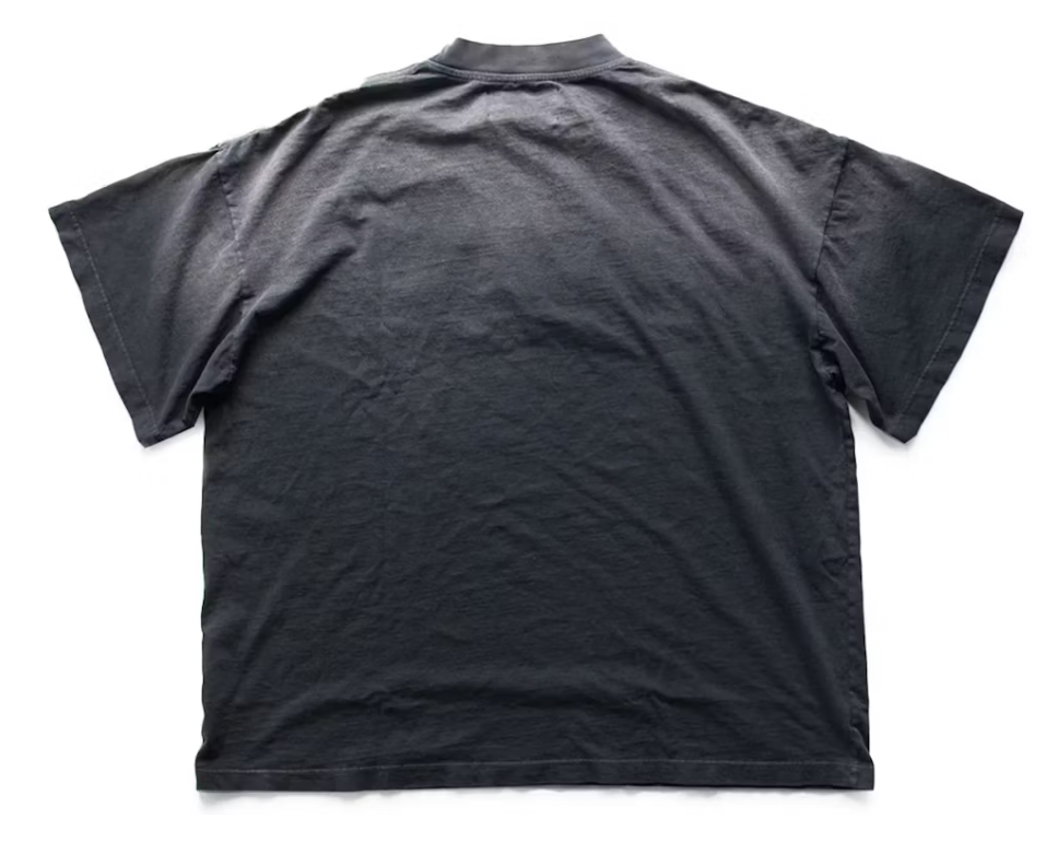 Satoshi Nakamoto 'Studded Logo' Black Tee