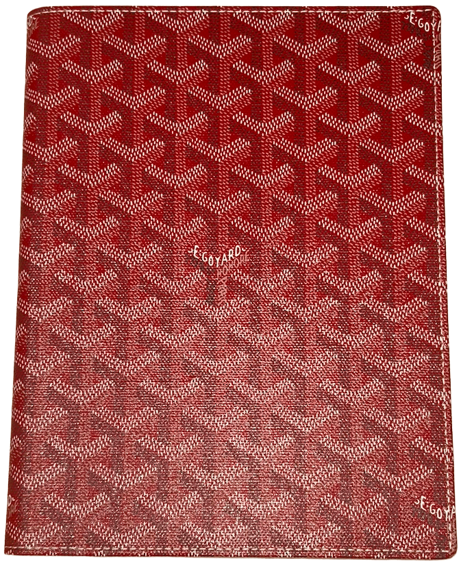 Goyard 'Red' Thabo Notebook Holder 85 (Small)