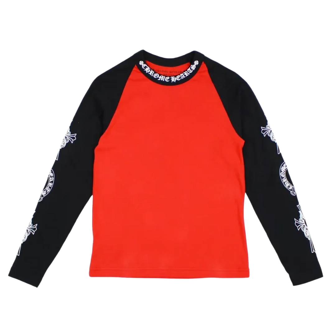 Chrome Hearts Neck Logo Baseball Tee &