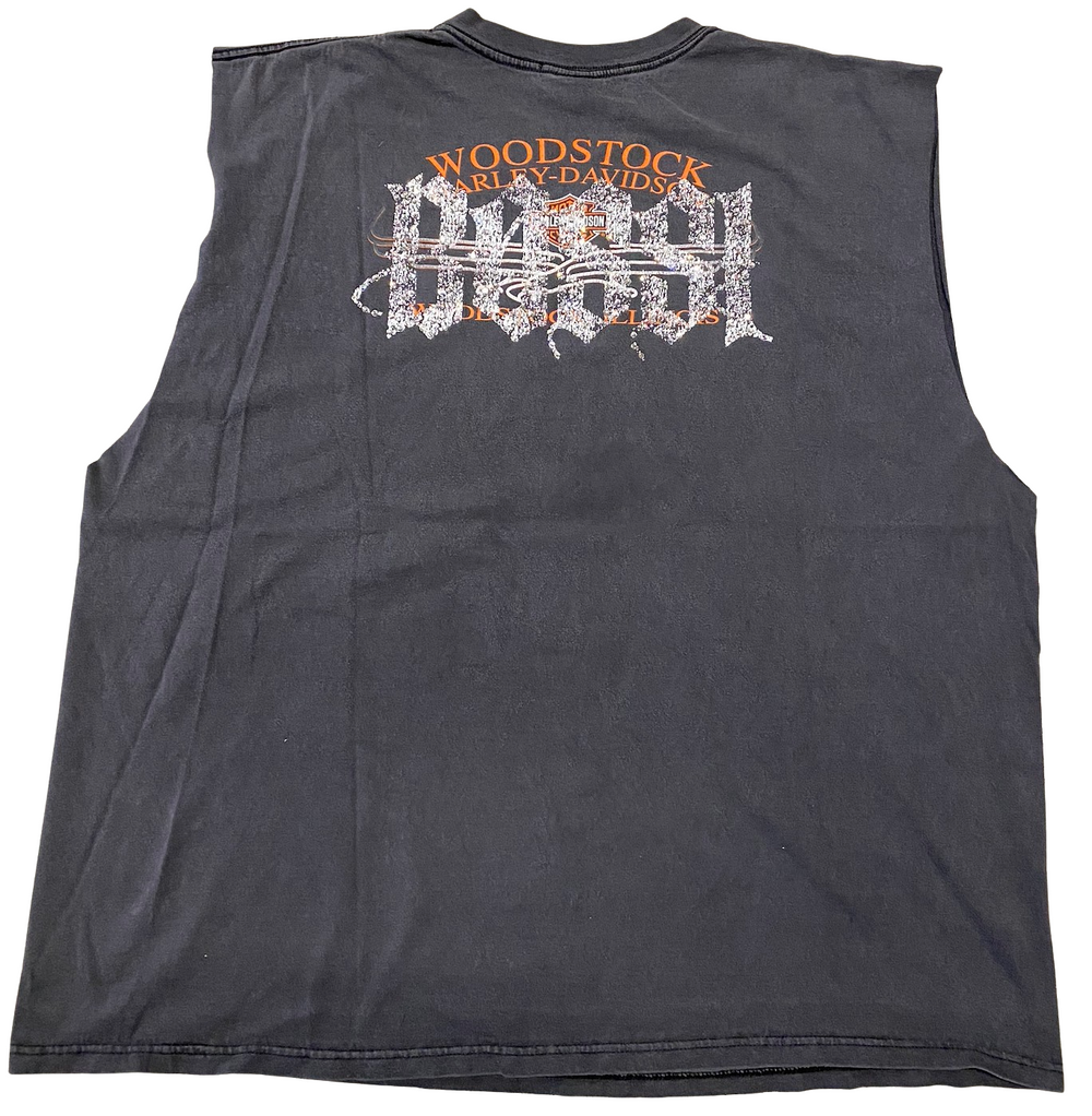 Bossi 'Woodstock' Harley Davidson Cutoff Tee
