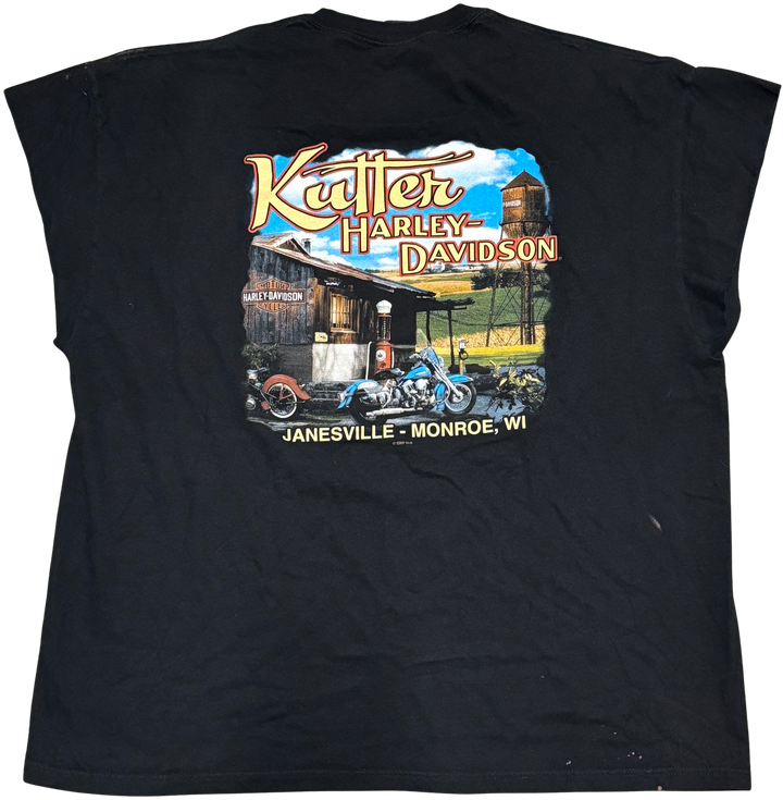 Harley Davidson 'Kutter' Vintage Cutoff Tee