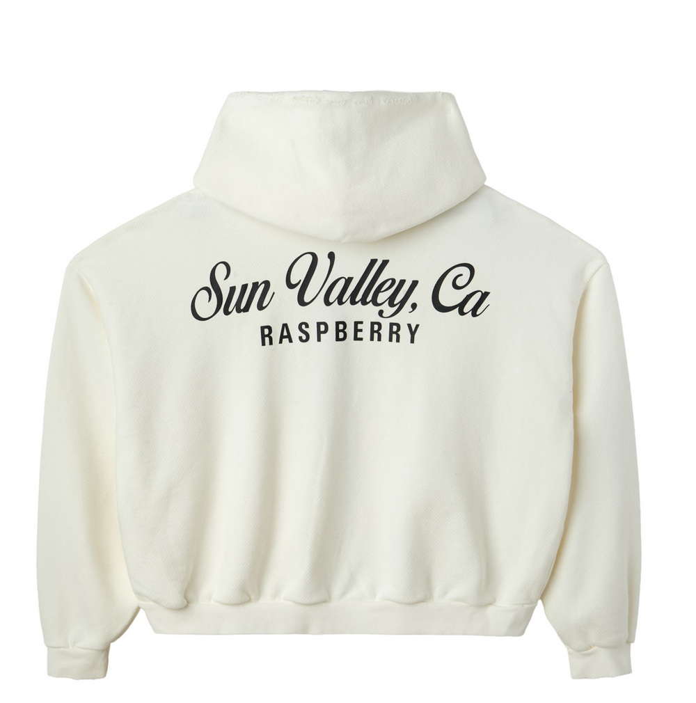 Gold+Vintage Gallery Raspberry Hills 'Sun Valley' Zip Up Hoodie