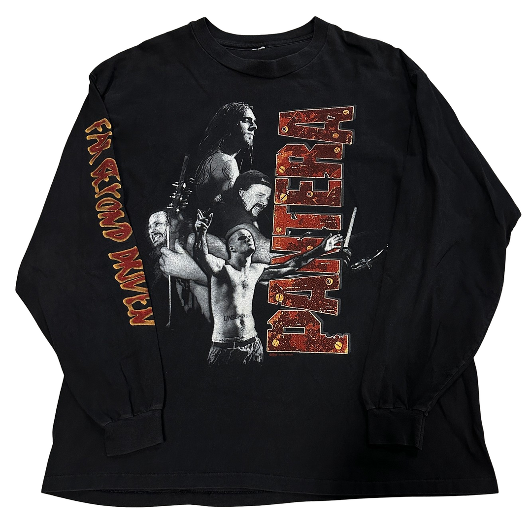 Pantera 'Far Beyond Civilization Tour' Vintage Black Longsleeve