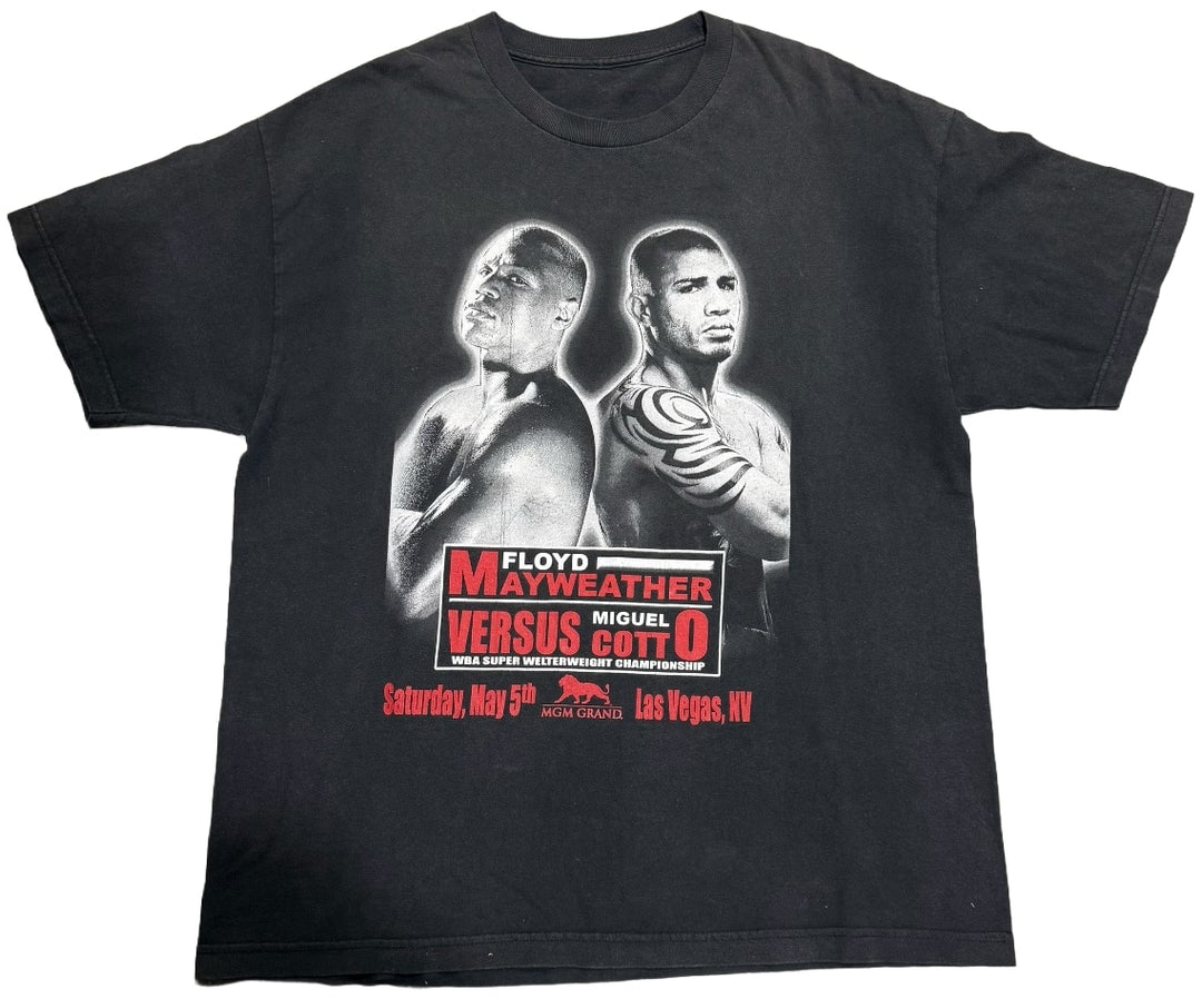Mayweather vs Cotto Championship 'Black' Vintage Tee