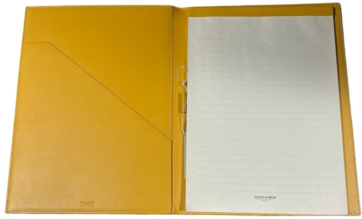 Goyard 'Yellow' Thabo Notebook Holder 84 (Medium)