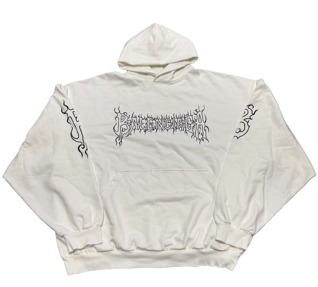 Balenciaga 'Darkwave' White Hoodie