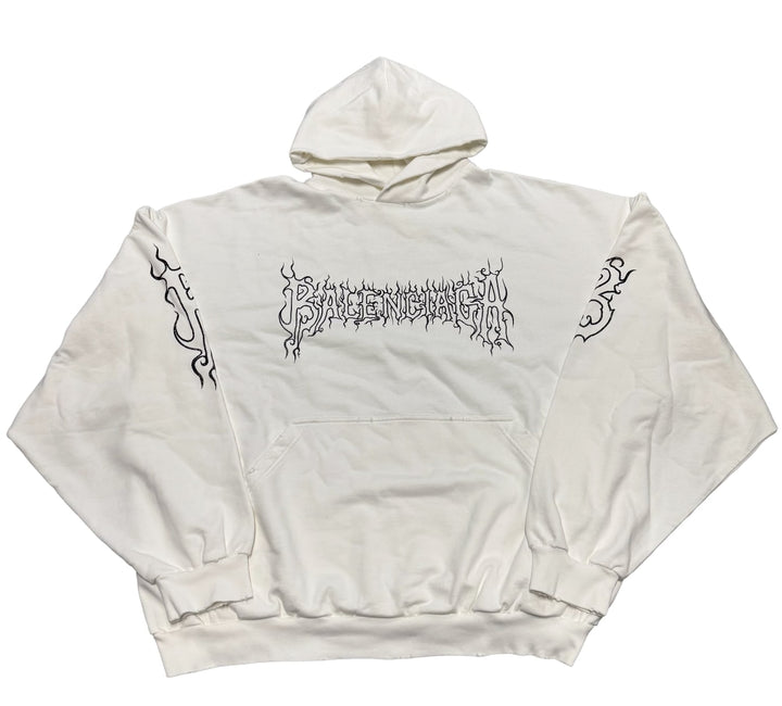 Balenciaga 'Darkwave' White Hoodie