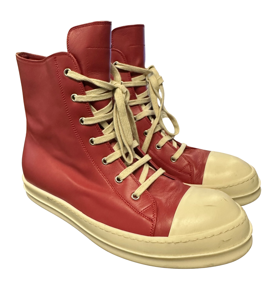 Rick Owens Ramones 'Carnelian Milk' High Top