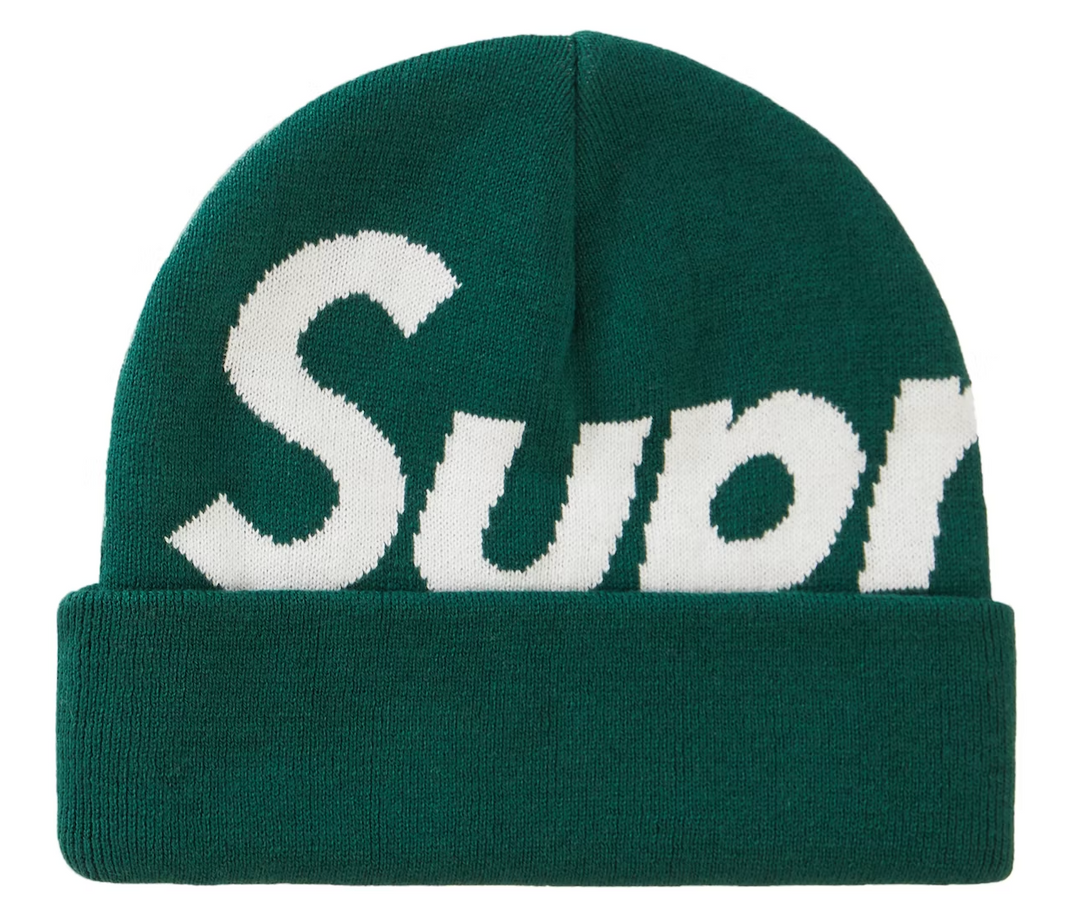 Supreme 'Big Logo Green' Beanie