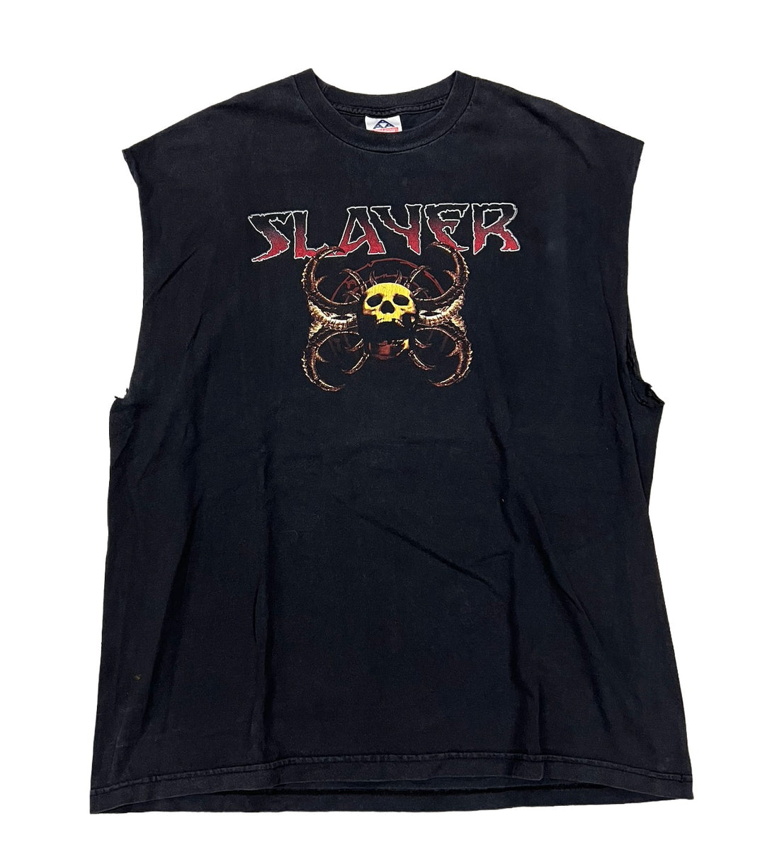 Slayer 'Black' Vintage Cutoff