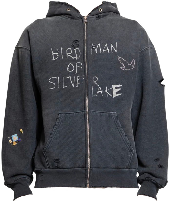 Paly 'Birdman of Silver Lake' Black Zip-Up