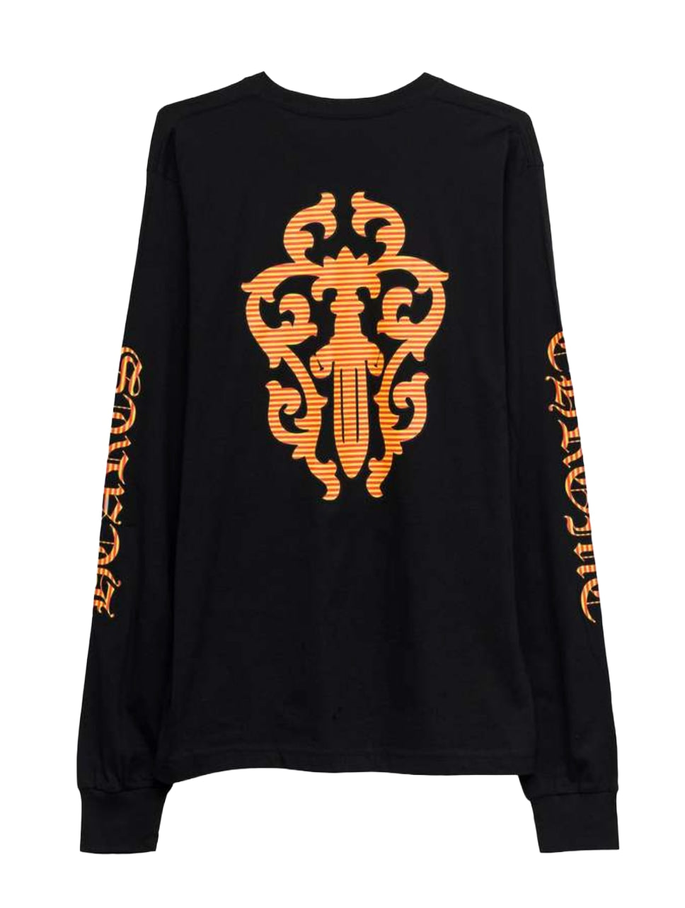 Chrome Hearts 'Red and Yellow' Striped Dagger Longsleeve