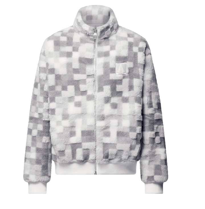 Louis Vuitton 'Damoflage Snow' Fleece Jacket