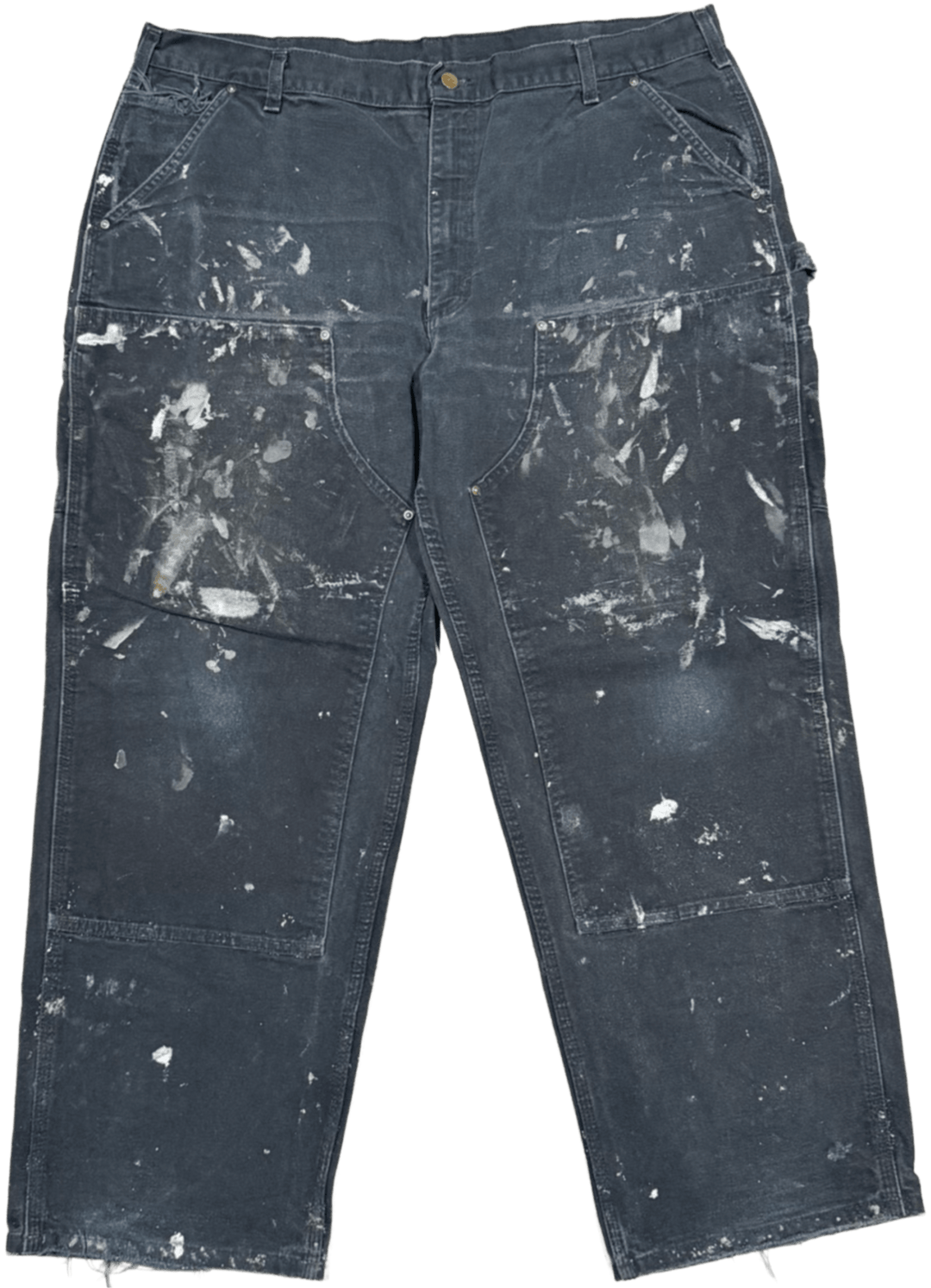 Carhartt 'Splatter Black' Double Knee Vintage Work Pants