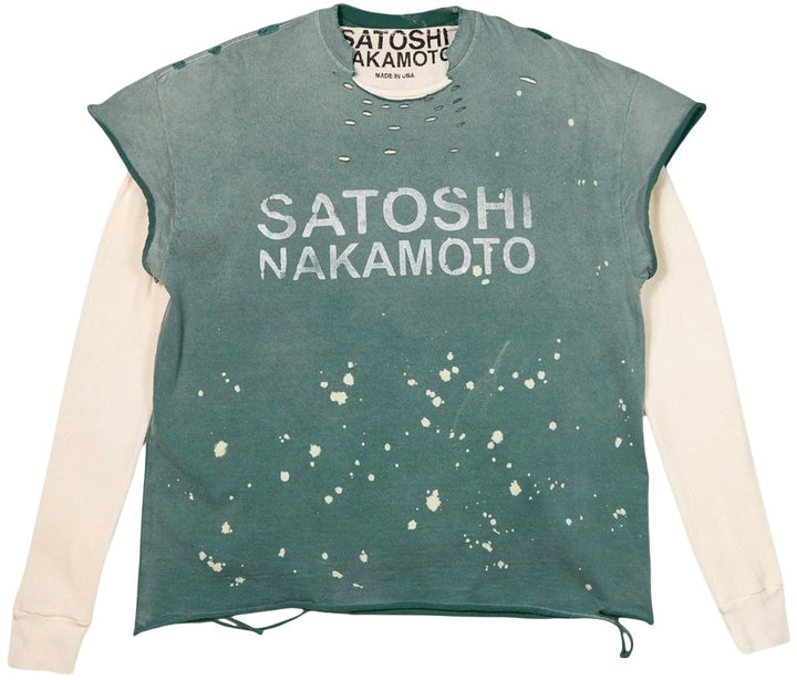 Satoshi Nakamoto 'Green' Luke Thermal Longsleeve