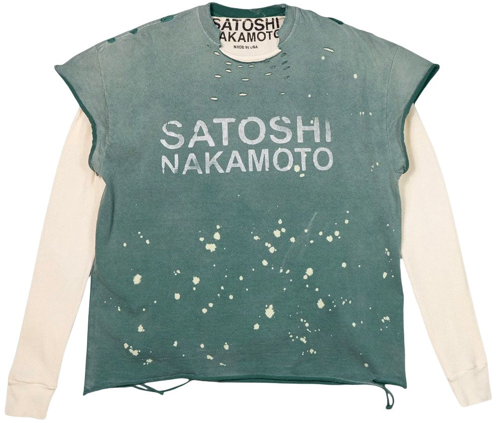 Satoshi Nakamoto 'Green' Luke Thermal Longsleeve