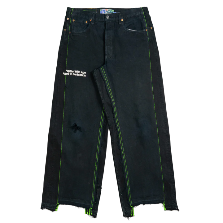*Better With Age 'Monroe' Triple-Wide Black Jeans