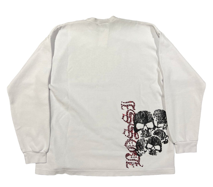 Bossi 'Red Logo' White Thermal Longsleeve