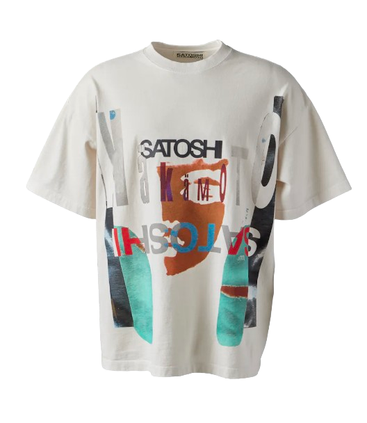 Satoshi Nakamoto 'Vintage Upside Down Cream' Tee