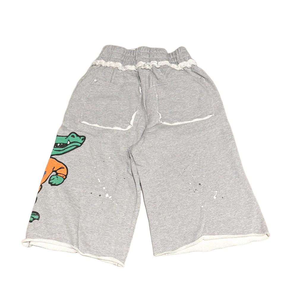 Saint Vanity 'Grey' Gators Long Shorts