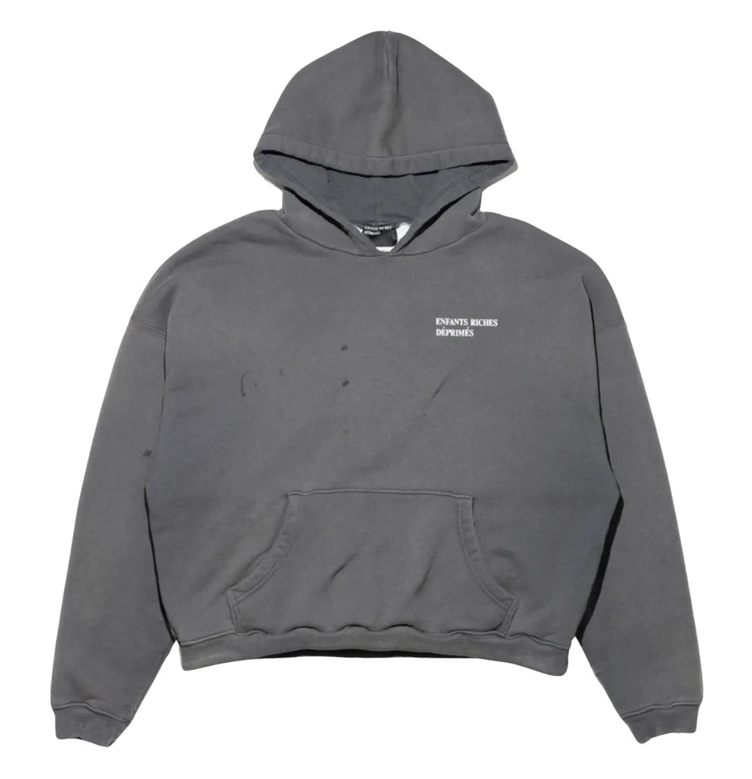 Enfants Riches Déprimés Thermal Lined Distressed Logo Hoodie