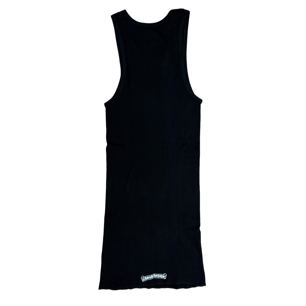 Chrome Hearts 'Blue Beaded' Art Basel Black Tank