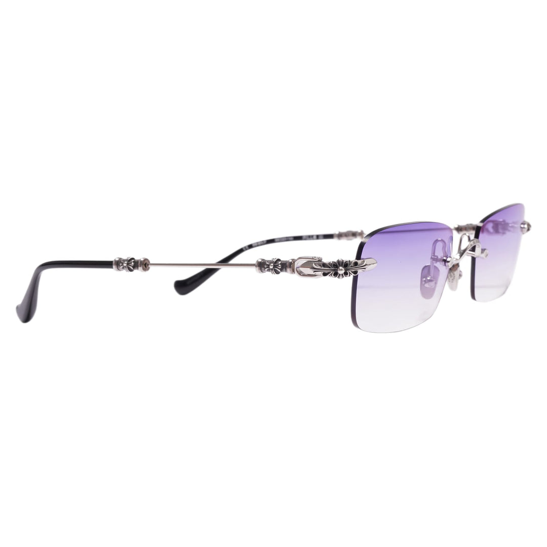 Chrome Hearts 'Pills III Blue' Black/Silver Sunglasses