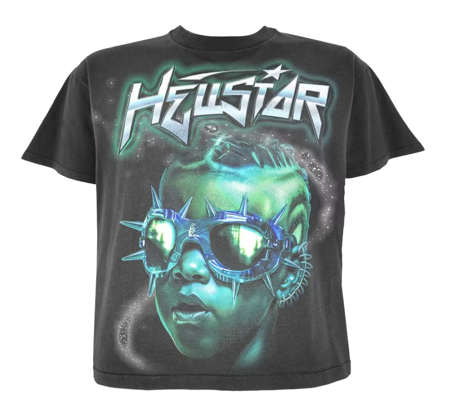 Hellstar 'The Future' Blue/Green Tee